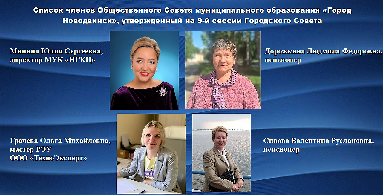 Депутаты утвердили список членов общественного совета МО «Город Новодвинск»  | 29.06.2023 | Новодвинск - БезФормата